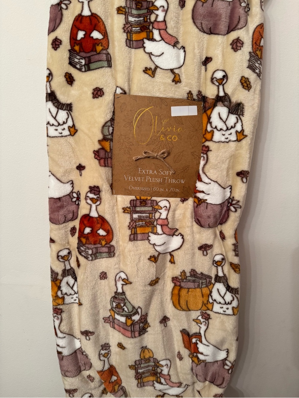 Goose Book Fall Blanket